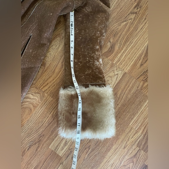 Amazing🌟 ARMANDO DIAZ Italian Designer Shearling Leather and Fur Jacket - Picture 9 of 11